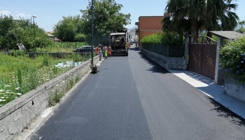 San Valentino Torio – terminati i lavori a Via Porto