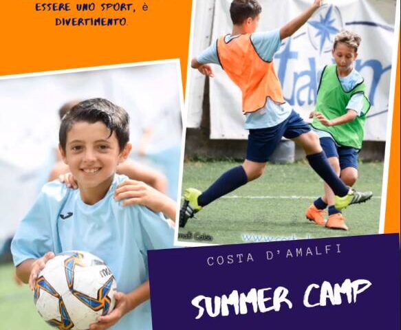 Maiori – dal 6 luglio ripartirà il Summer Calcio Camp