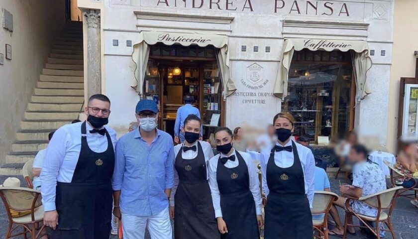 “Fratacchione” Fazio in visita ad Amalfi