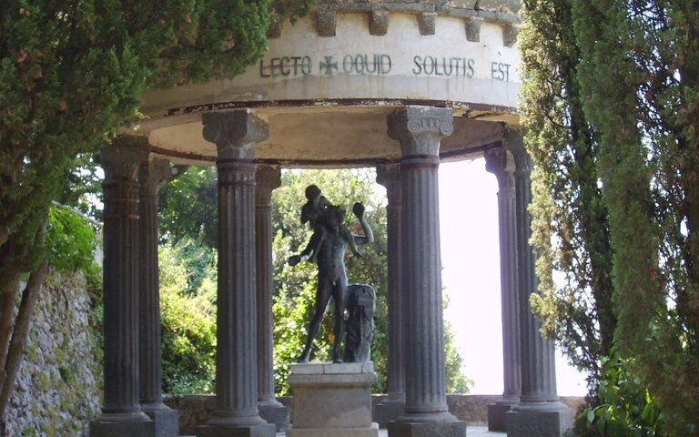 PROSEGUE IL RESTAURO DEL TEMPIO DI BACCO  AL PARCO DI VILLA CIMBRONE A RAVELLO