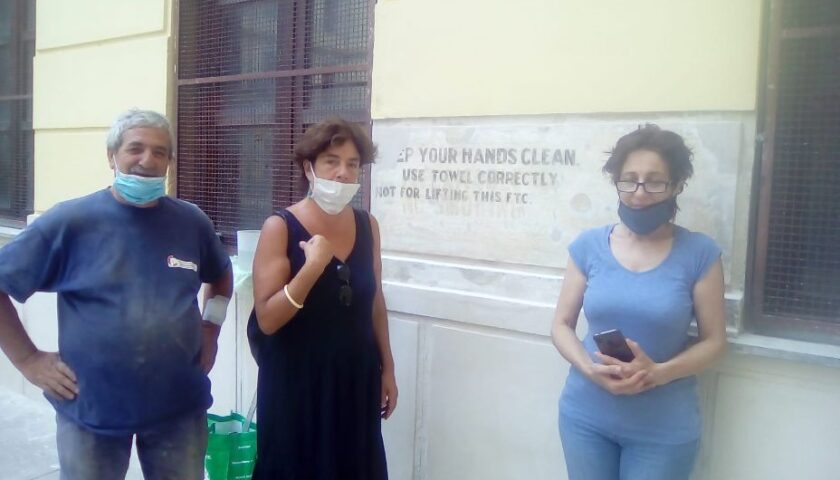 RECUPERATE SCRITTE PARIETALI ESEGUITE DALLE TRUPPE INGLESI AL LICEO “TASSO” DI SALERNO