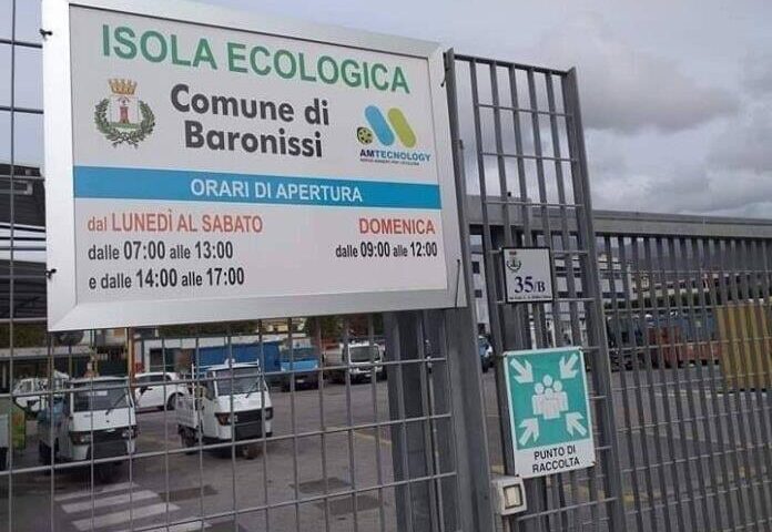 Baronissi – nel weekend l’isola ecologica resterà chiusa