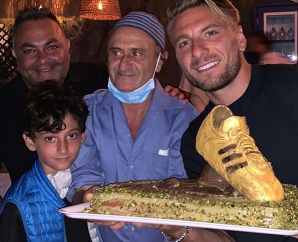 Ciro Immobile, relax a Positano dopo una stagione da record