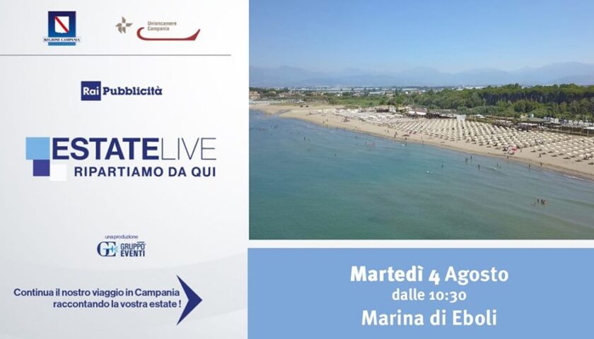 Domani fa tappa alla Marina di Eboli il tour Estate Live