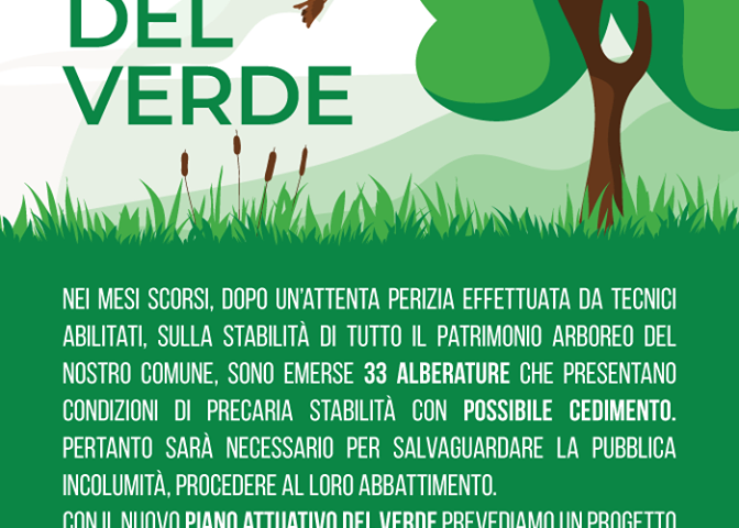 Pontecagnano – nuovo piano attuativo del verde