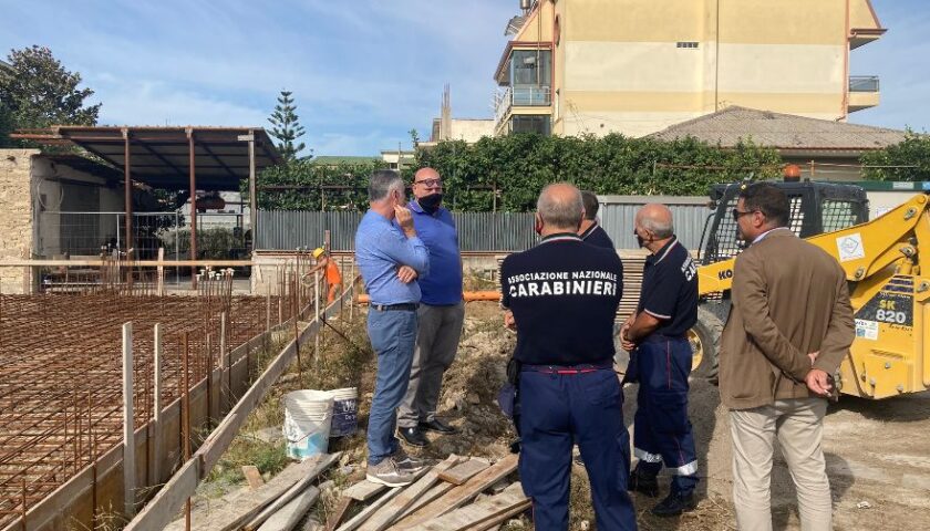 Caserma Carabinieri a Nocera Superiore, nuovo sopralluogo del sindaco all’ex mattatoio