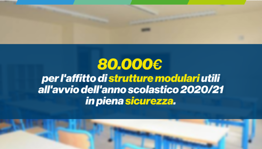 Le scuole di Angri avranno più spazio per garantire le norme ed il distanziamento di sicurezza necessari