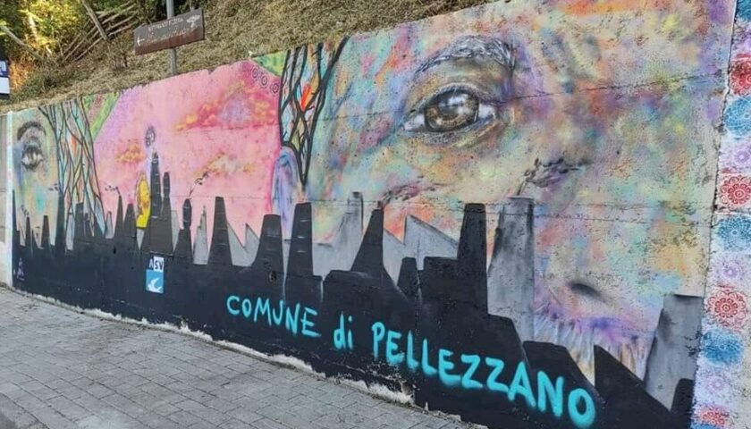 Un murales a Pellezzano contro l’inquinamento