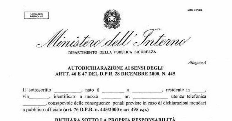 Spostamenti tra regioni, certificazione unica tra Lazio e Campania