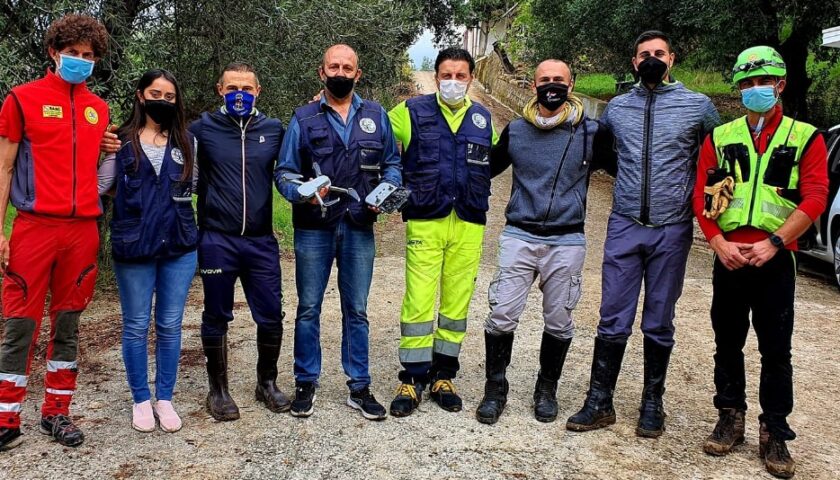 Agropoli, anziana scomparsa ritrovata in un canneto con l’aiuto del drone