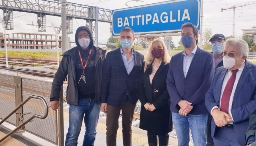 Da Battipaglia a Roma in 1ora e 50minuti. L’alta velocità diventa realtà, con la prima fermata a Battipaglia del treno Fracciargento