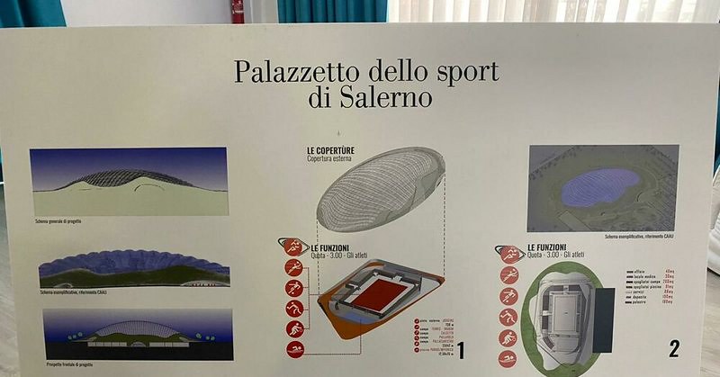 Salerno, pubblicato il bando per la progettazione ed esecuzione del Palazzetto dello Sport