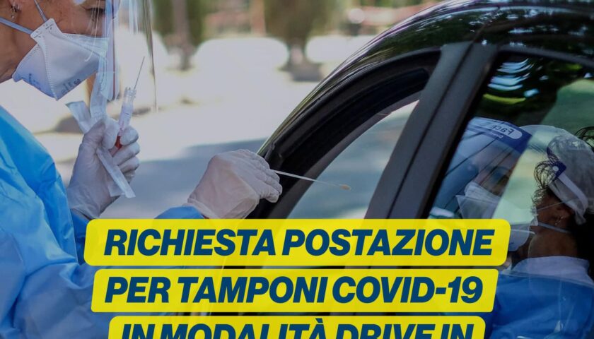 Angri – richiesta di somministrazione tamponi in modalità drive-in