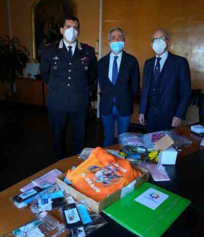 Apparecchi per i bambini del Ruggi donati dai carabinieri