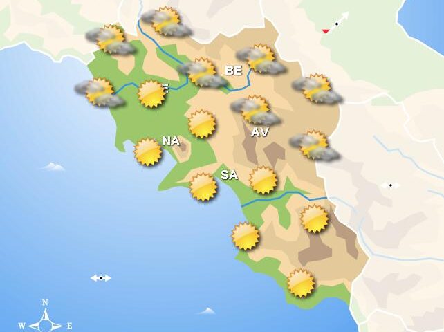 Meteo domani, in Campania giornata all’insegna del cielo sereno