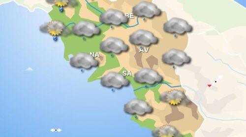 Meteo domani, in Campania nuvolosità irregolare con piogge e acquazzoni nei settori interni