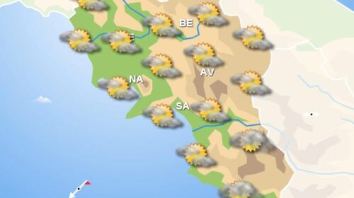 Meteo domani, in Campania cieli sereni o poco nuvolosi