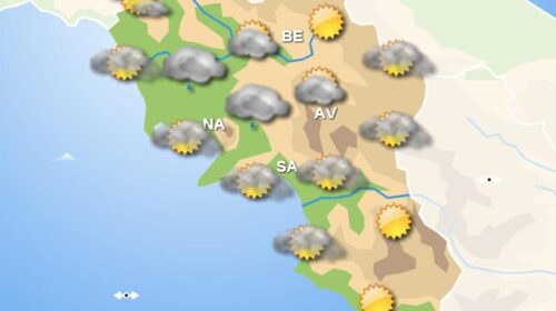 Meteo domani, in Campania nuvolosità irregolare su gran parte della regione. Schiarite nel pomeriggio