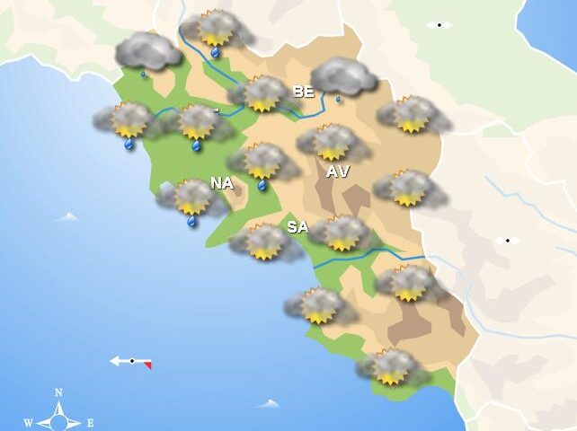 Meteo domani, in Campania Pasqua con nuvolosità irregolare