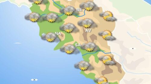 meteo domani, in Campania nuvolosità in transito (con pioggia) e schiarite
