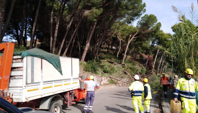 Salerno, a due mesi dall’incendio resta ancora chiusa via Panoramica