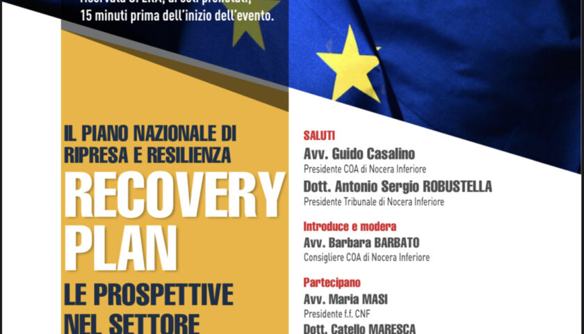 Le prospettive nel settore giustizia. L’evento organizzato dall’ordine degli avvocati di Nocera