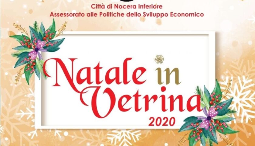 A Nocera Inferiore al via la terza edizione del Concorso “Natale in Vetrina”