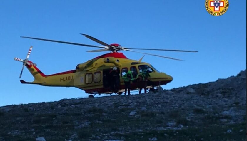 Doppio intervento del soccorso alpino: escursionisti Salvati