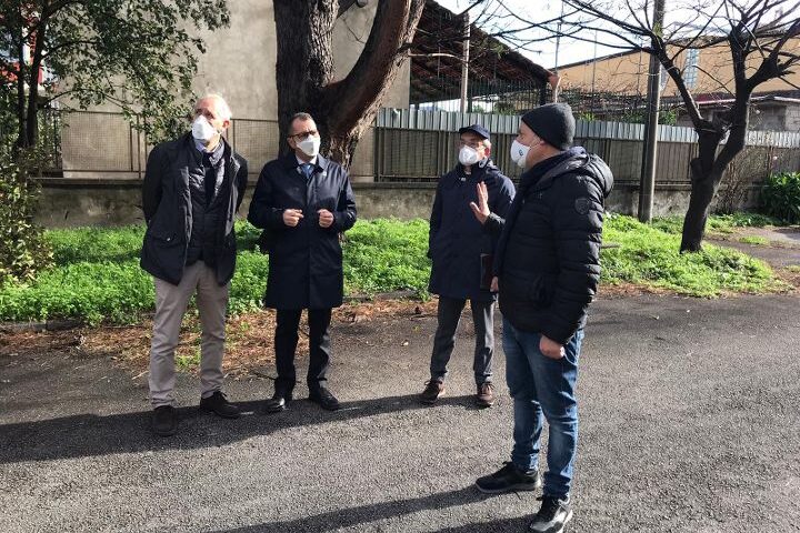 Nocera Inferiore, stamane sopralluogo dei tecnici Acer in Via Borsellino e in via Filangieri