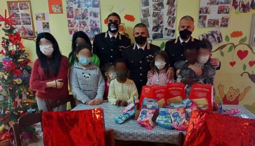 Agropoli, dai carabinieri doni per la casa famiglia “Il Germoglio”