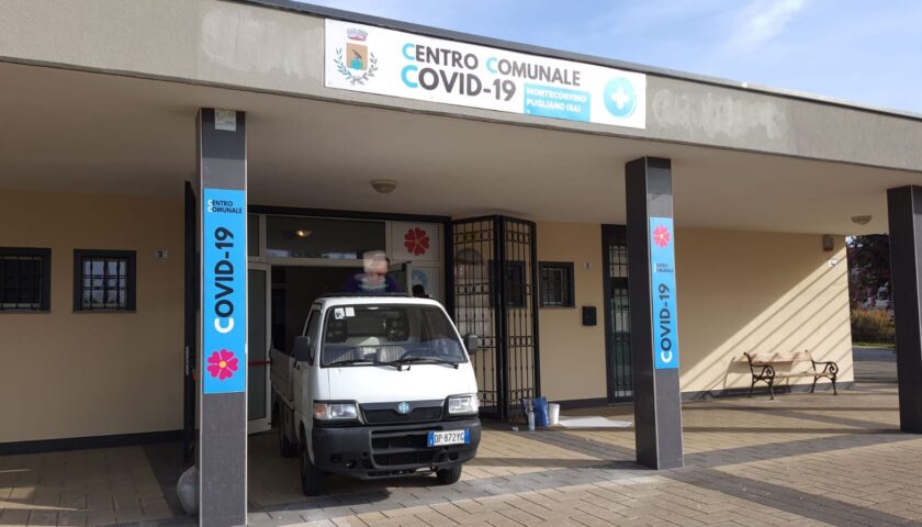 A MONTECORVINO PUGLIANO NASCE IL CENTRO COMUNALE COVID-19  