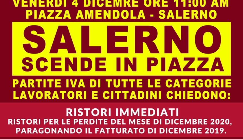 “Ci hanno tolto tutto”, domani Salerno scende in piazza