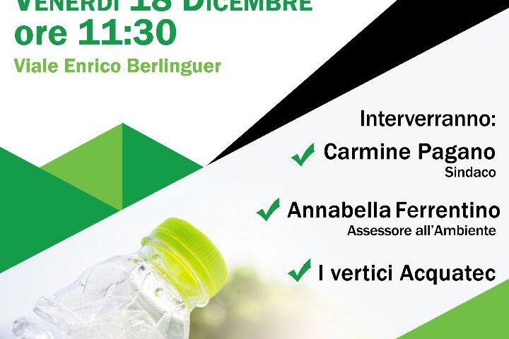 ROCCAPIEMONTE, SI INAUGURA LA CASA DELL’ACQUA