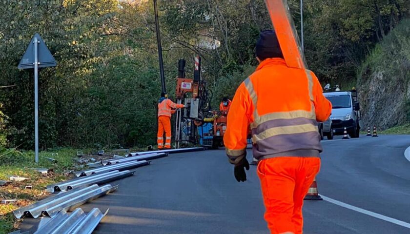 INSTALLAZIONE NUOVI GUARDRAIL E BARRIERE DI PROTEZIONE LUNGO ARTERIE PROVINCIALI DI PELLEZZANO