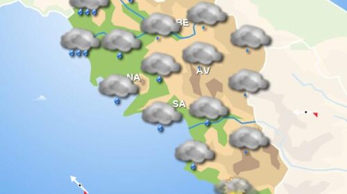Meteo domani, in Campania tempo instabile con piogge e acquazzoni