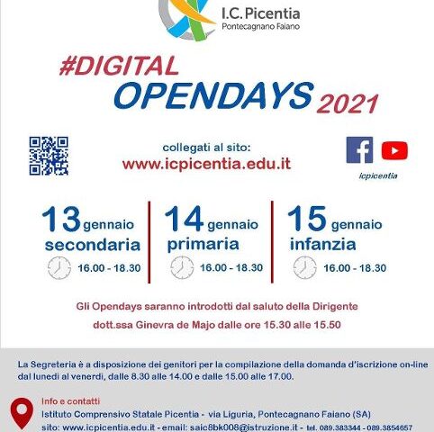 Ic Picentia, al via i Digital Open days