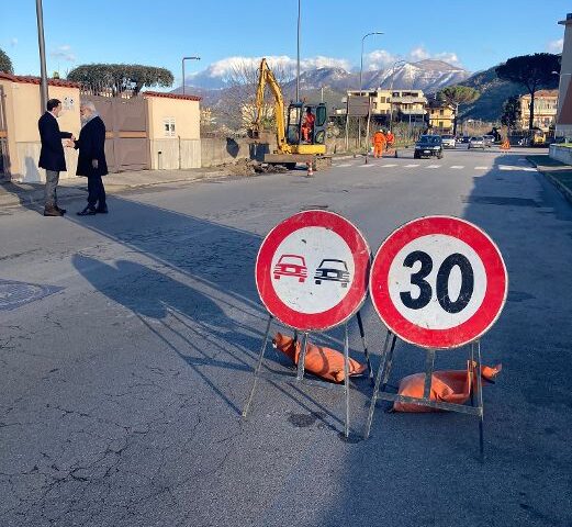 LAVORI STRADE A NOCERA SUPERIORE: 5 CANTIERI IN CORSO