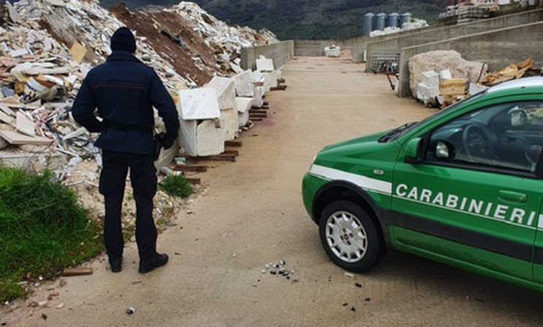 Controlli ambientali: sequestrata area adibita a discarica a San Gregorio Magno