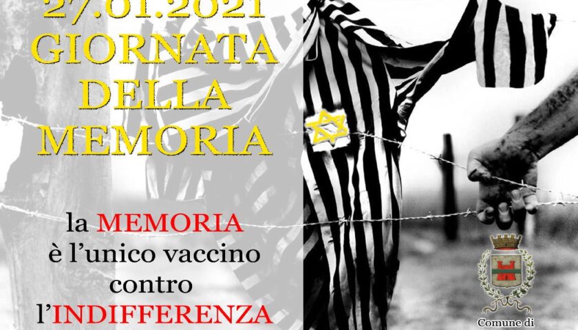 DOMANI GIORNATA DELLA MEMORIA, ROCCAPIEMONTE NON DIMENTICA