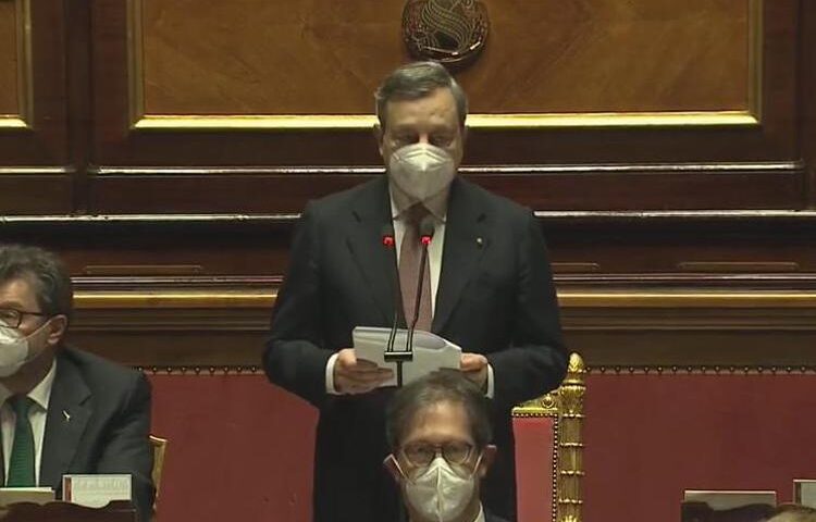 Governo, Draghi in Senato: “Il mio primo pensiero è combattere la pandemia”