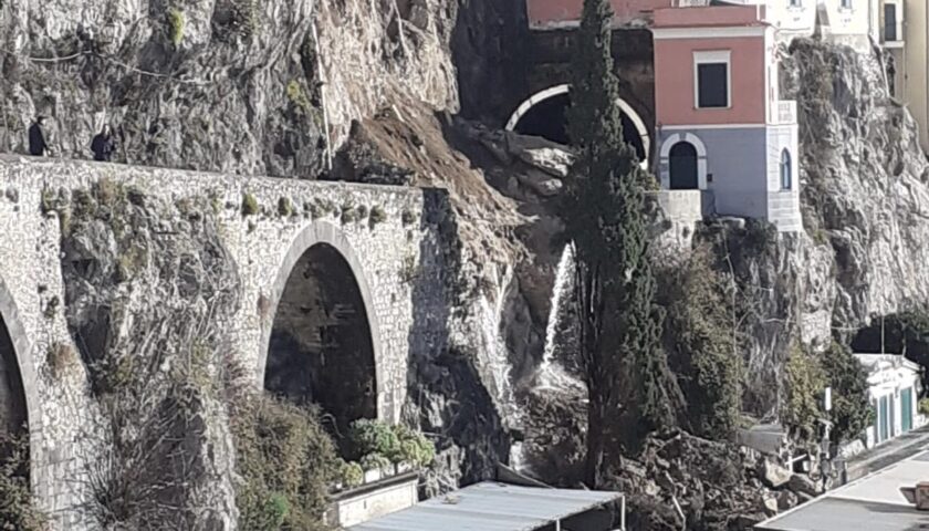 Maltempo, Protezione Civile Campania al lavoro ad Amalfi e nel Cilento