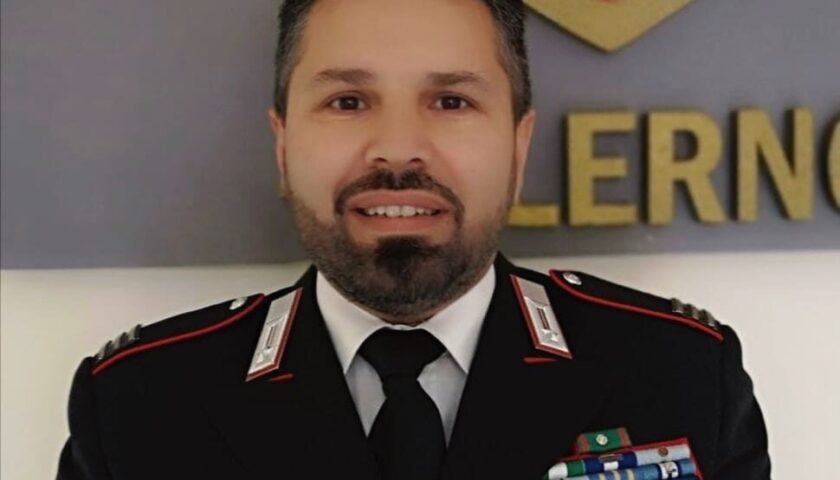 Maltempo nuovo comandante della sezione Norm dei carabinieri di Salerno