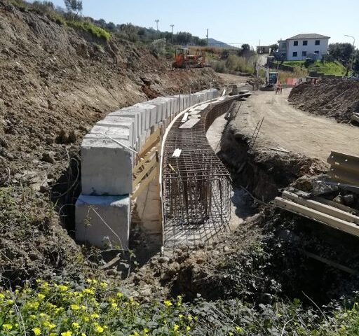 In località Gabella di Pisciotta continuano i lavori sulla SP 447