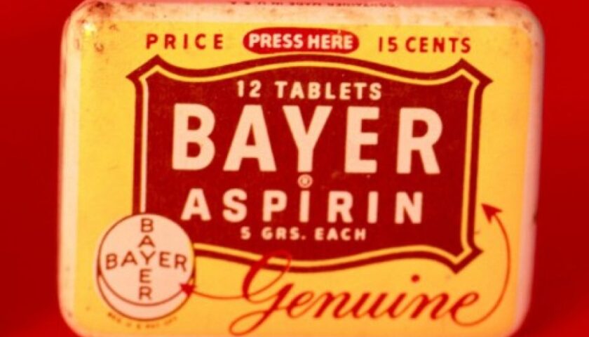 Il 6 marzo del 1899 in Germania viene brevettata l’aspirina