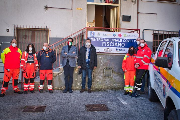 INAUGURATO IL PUNTO VACCINALE A FISCIANO