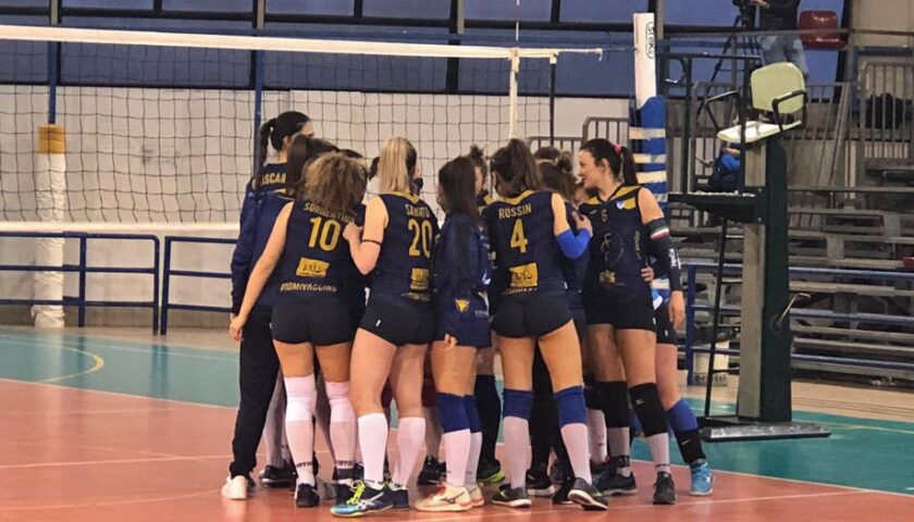 Polisportiva Salerno Guiscards, il team volley ingrana la quinta