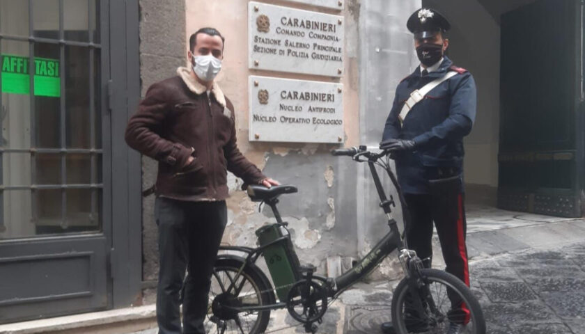 Salerno: preso ladro di biciclette