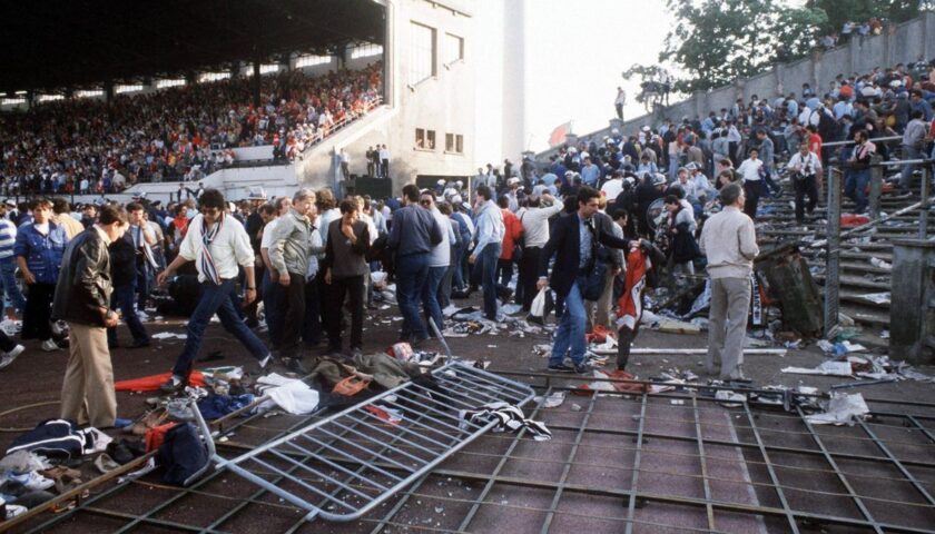 La sera del 29 maggio 1985 la strage dell’Heysel con 39 tifosi morti e 600 feriti