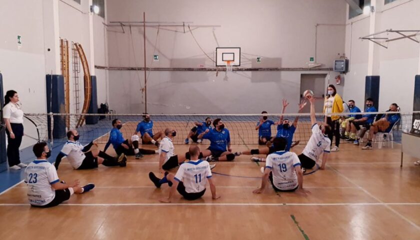 Polisportiva Salerno Guiscards, il team maschile di Sitting Volley lotta ma cede il passo al Parete