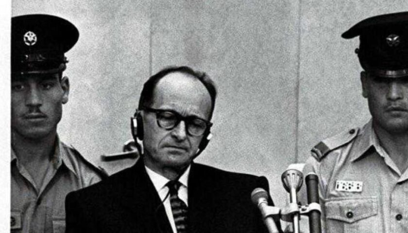 Il 31 maggio di 61 anni fa la condanna a morte del criminale nazista Eichmann